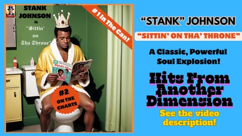 "Stank" Johnson "SITTIN' ON THA' THRONE" Obscure Vinyl Classic Soul Funk HITS FROM ANOTHER DIMENSION