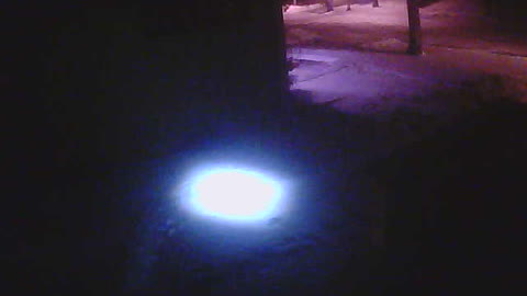 Unknown BRIGHT Light Caught on Security Cam