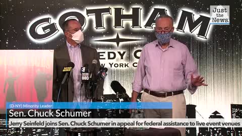 Jerry Seinfeld joins Sen. Chuck Schumer in appeal for federal assistance to live event venues