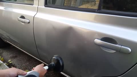 Self removal of dents on the car is quite easy!