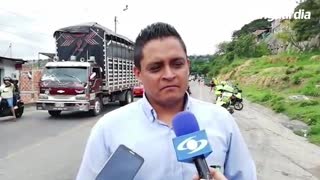 Video: Bus de transporte escolar se incendió en el norte de Bucaramanga