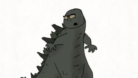 GODZILLA vs MONKEY (animation)