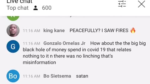 Not one nice comment on Nancy Pelosi's live stream