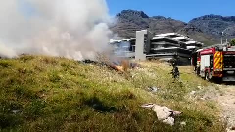 A vegetation fire broke out in District six next to the CPUT campus.