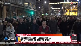 Thousands rally in Belgrade to demand annulment of election, release of arrested protesters