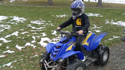 Son's first ride