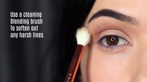 Smokey Eye Makeup Tutorial for Beginners | Parts of the eye | How to apply eye shadow