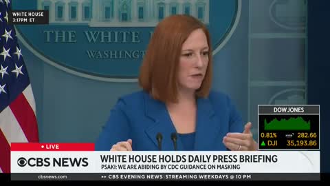 Psaki: You Can't Tell Me That People Hate Masks Just Because of ONE Plane Video