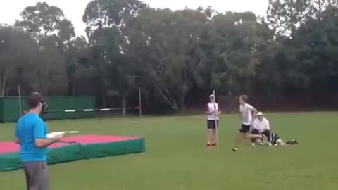 high school jump fail