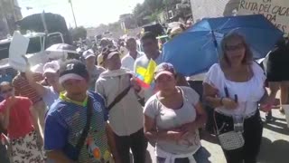 Campesinos marcharon por inconvenientes de la doble calzada hacia Barrancabermeja