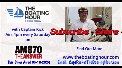The Boating Hour with Captain Rick 05-18-2024