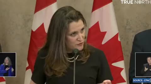 Chrystia Freeland laughed when she announced that she was freezing Canadians' bank accounts