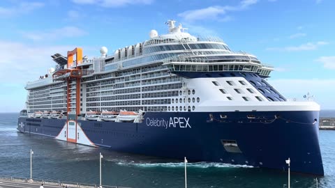 Celebrity Apex arrival in Ponta Delgada, Sao Miguel Azores Portugal - 10.11.2023 #Cruiseship