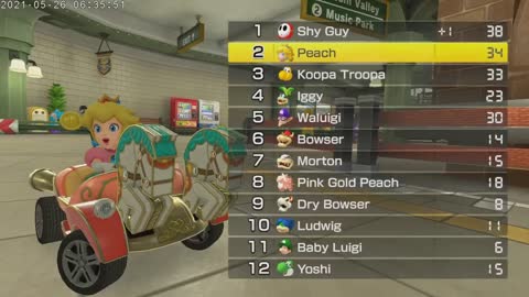 Mario Kart 8 Deluxe Switch Princess Peach Part 27 Super Bell Subway