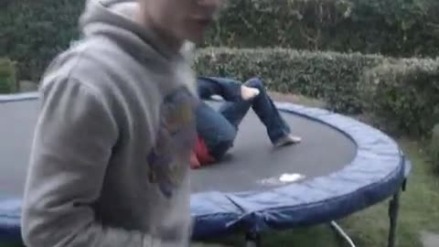 I Believe I Can Fly! Trampoline Fail Ends with Broken Bones