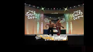 WCW Nitro Lex Luger & Macho Man Randy Savage - Tag Team Walkout