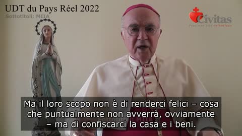 Mons. Viganò: La visione teologica del Great Reset [SUB ITA]