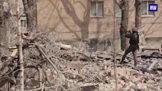 Watch Ukrainian shelling on Melitopol aftermath