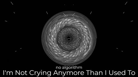 (Sin Copyright) no algorithm - I'm Not Crying Anymore Than I Used To