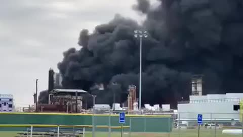 Refinery fire