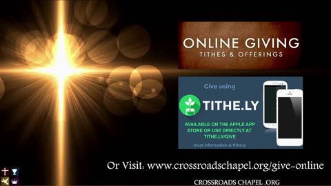 Isaiah 59 - Crossroads Chapel Livestream - July 31st 2022