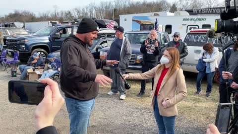 The People's Convoy organizer Brian Brase interview with NBC Reporter Hagerstown