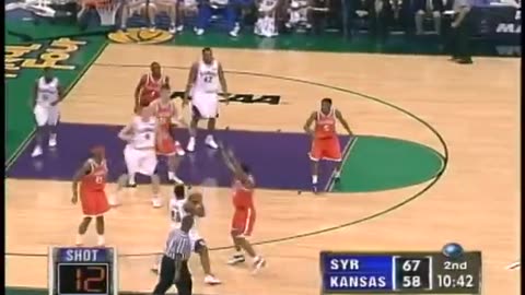 (NCAAM 2003.04.17) Syracuse vs Kansas - March Madness - National Championship Game