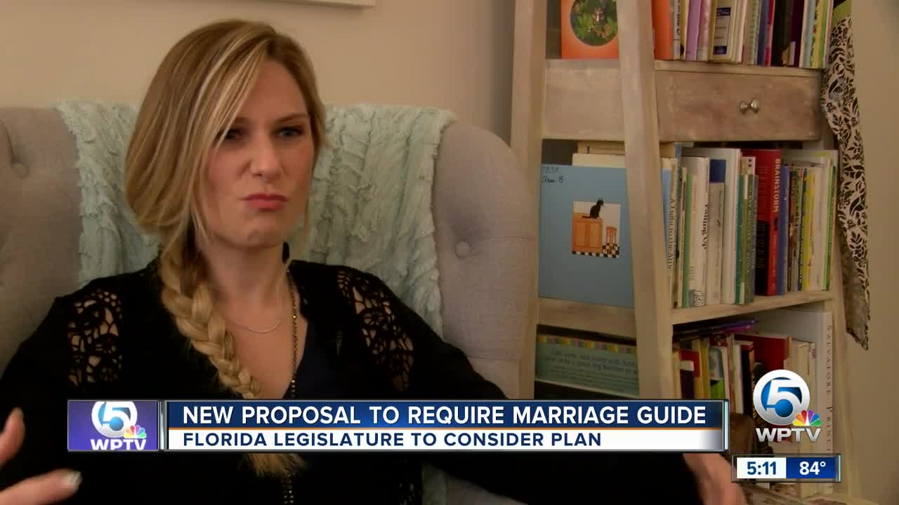 Bill would require Florida couples to read marriage guide before tying the knot
