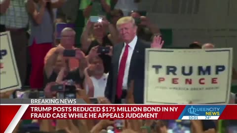 Trump posts $175 Mil. bond in New York fraud case