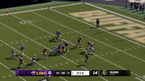 College Football 25 - LSU VS Colorado H2H Game Play