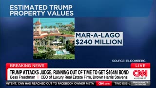 CNN now admits Mar-a-Lago is worth “hundreds of millions” and not $18M.