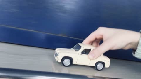 Toy Cars Pushed by Hand Part 1