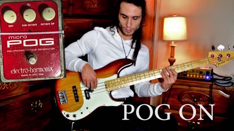 A Great Pedal For Bass Solos and more (Micro POG Octave Ideas)