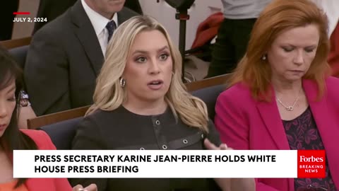 Fox News Reporter Confronts KJP About 'Cheap Fakes' Accusation After Biden's Poor Debate Performance