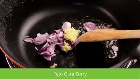 KETO OKRA CURRY | KETO Diet Recipe