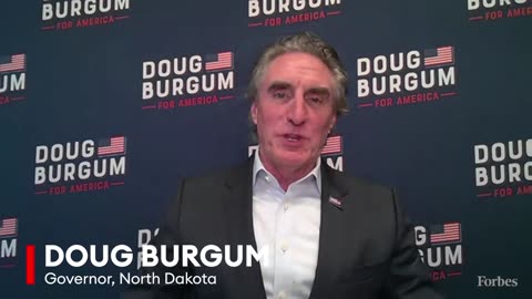 'We're Going 180 Degrees The Wrong Direction Under President Biden'- Burgum Lays Out His 2024 Vision