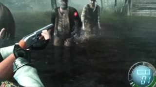 Resident Evil 4 The swamp area Gameplay #residentevil4 #zombies