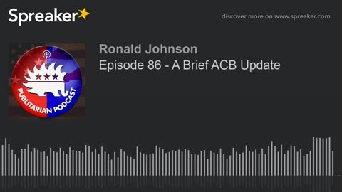 Episode 86 - A Brief ACB Update