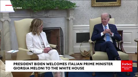 VIRAL MOMENT: President Biden Gaffes When Talking with Italian PM meloni about gaza