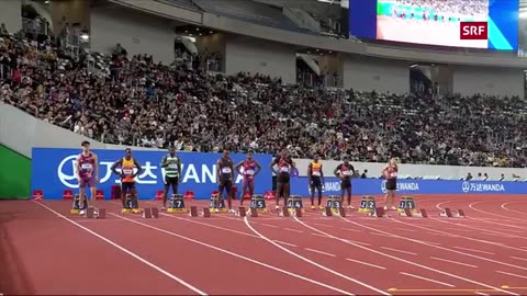 whaaat loui hinchliffe beat noah lyles over 100 meters ii heats olympic games paris 2024