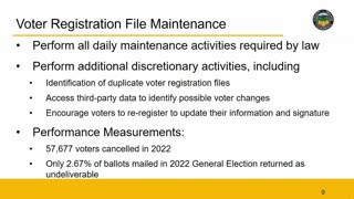 OC BOS 4/25/23 Mtg - Bob Page (Registrar of Voter) Presentation