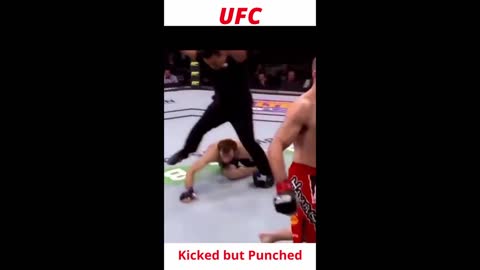 Kicked but Punched knockout ufc mma kickboxing muai thai