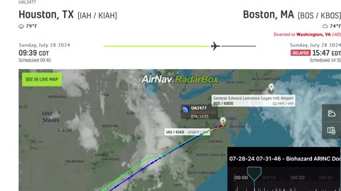 United Airlines crew and passengers vomiting due to a “biohazard” from a passenger