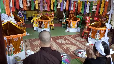 Buddhist ceremony in the North of Vietnam