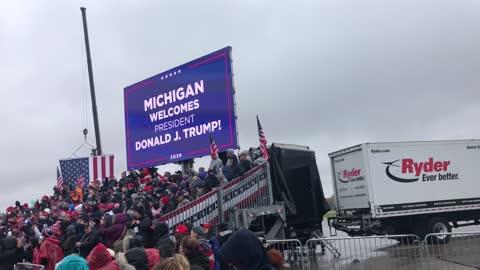 Pres. Trump rally Michigan