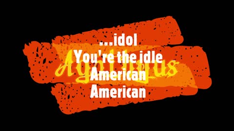Agathyus ¬ American idole (official lyrics & audio)