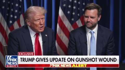 Trump gives update on Gunshot wound