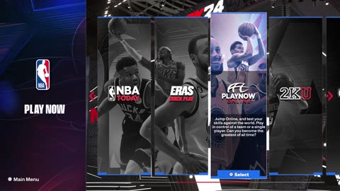 1st Play Now Online Game NBA 2k24 next gen Ps5