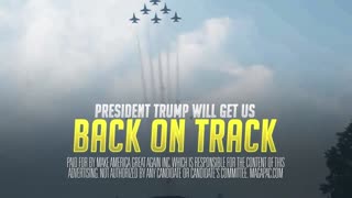 Trump Drops Epic New Ad For His 2024 Campaign: "Back On Track"