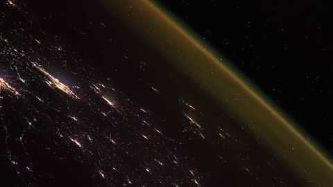 Rocket Launch as Seen from the Space Station